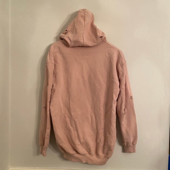 Nasty Gal Destroy Fleece Hoodie - Picture 2 of 6